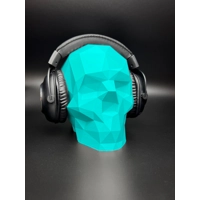 Βάση Ακουστικών Gaming Geometric Skull, Δώρο για Gamer 3D Εκτυπωμένο