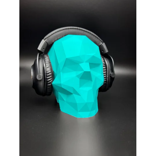 Βάση Ακουστικών Gaming Geometric Skull, Δώρο για Gamer 3D Εκτυπωμένο