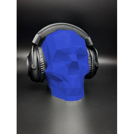 Βάση Ακουστικών Gaming Geometric Skull, Δώρο για Gamer 3D Εκτυπωμένο