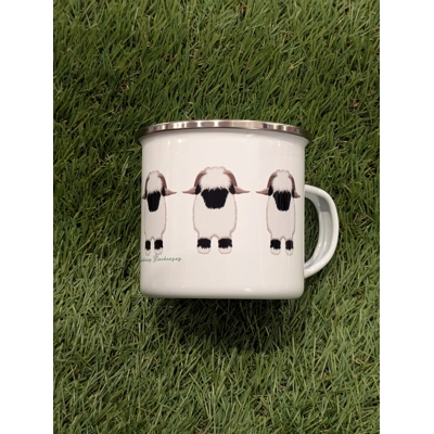 allais Blacknose Enamel Cup Valais Original allais Blacknose Enamel Cup Valais Original