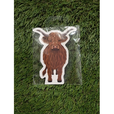 Brockholes Highland Cow Large Flexi Magnet Brockholes Highland Cow Large Flexi Magnet