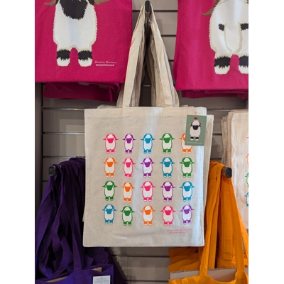Valais Blacknose Jellybean Collections Tote Bag - natural Valais Blacknose Jellybean Collections Tote Bag - natural