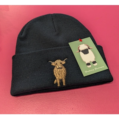 Brockholes Highland Cow Beanie Hat