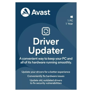 Avast Driver Updater 2024, 1 Device, 1 Year