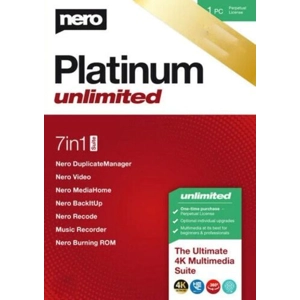 Nero Platinum Unlimited, 1 PC, Lifetime