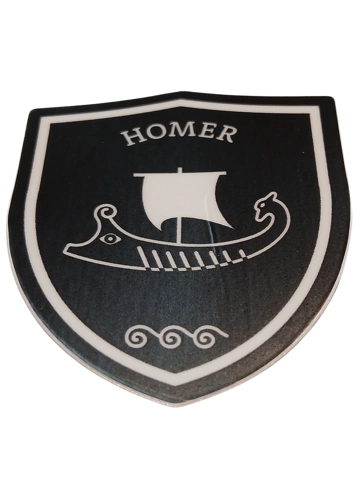 Homer Shield Sticker