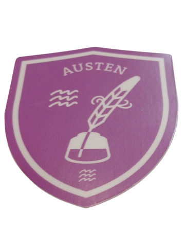 Austen Shield Sticker