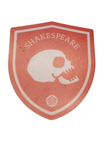 Shakespeare Shield Sticker