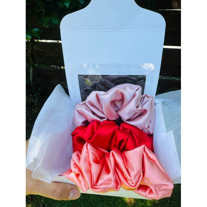 Additional Image for Satin Scrunchie x 3