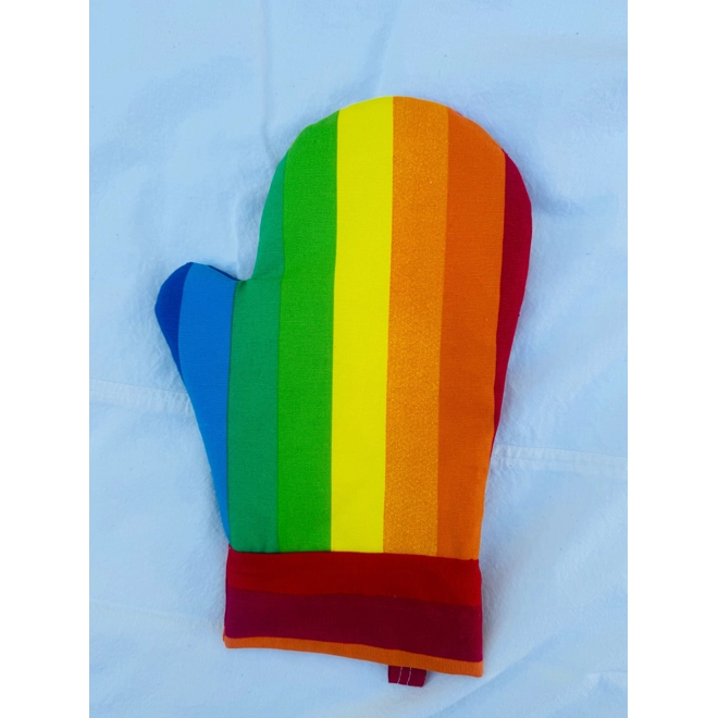 Additional Image for Rainbow Oven Mitt