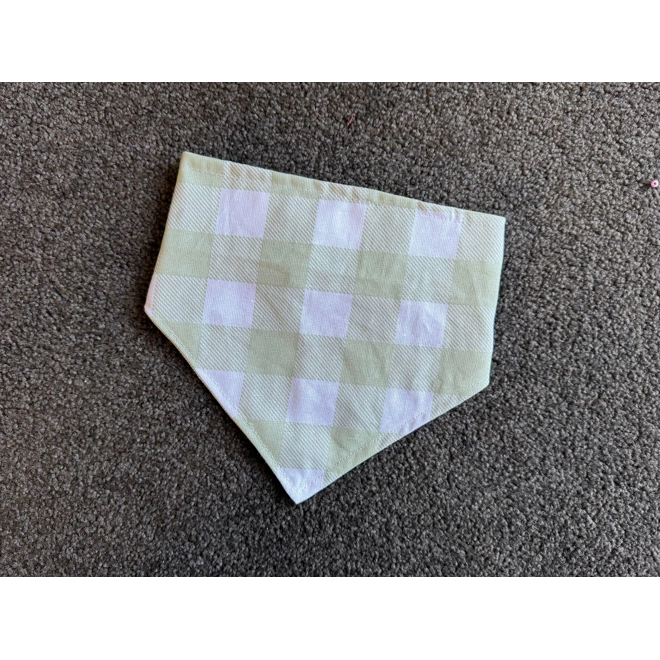 Additional Image for Sage  Checkered Bandana M
