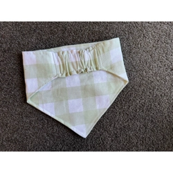 Sage  Checkered Bandana M