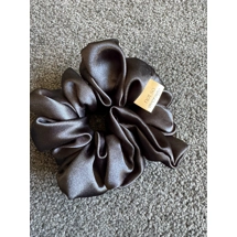Black Satin Scrunchie