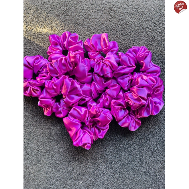 product Image for Purple Satin Scrunchies