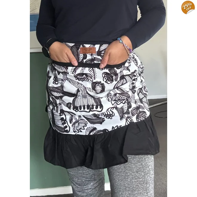 product Image for Black & White Half Apron