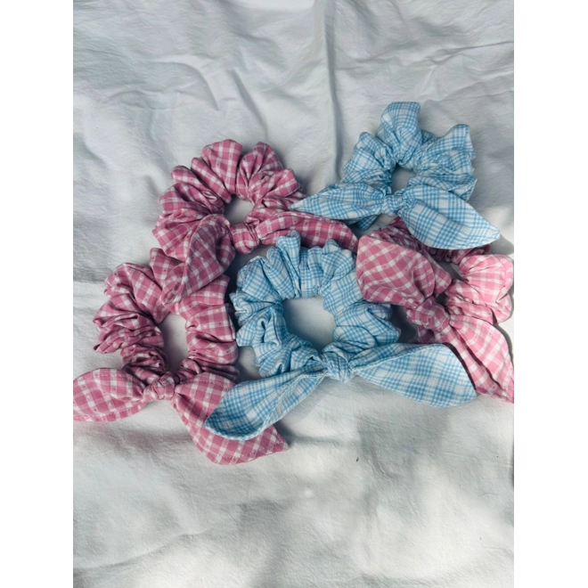 Additional Image for Blue Bow Scrunhie