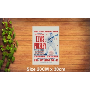 Elvis Presley Metal Sign