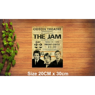 The Jam Metal Sign