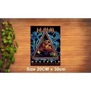 Def Leppard Metal Sign