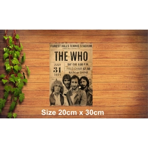 The Who Metal Sign