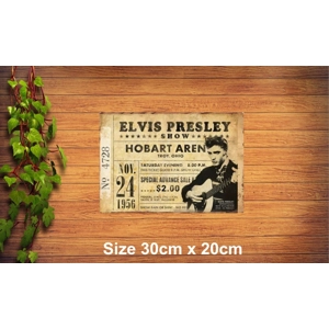 Elvis Presley Metal Sign