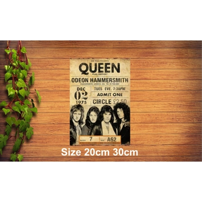 Queen Metal Sign