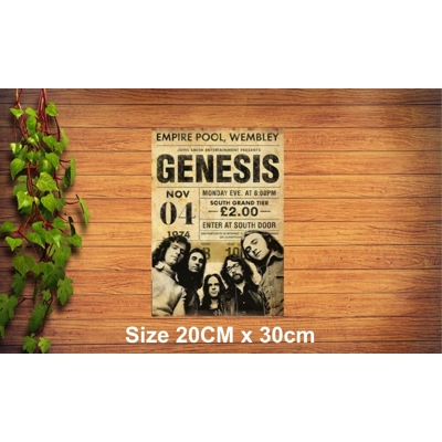 Genesis Metal Sign