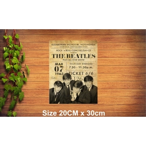 The Beatles Metal Sign