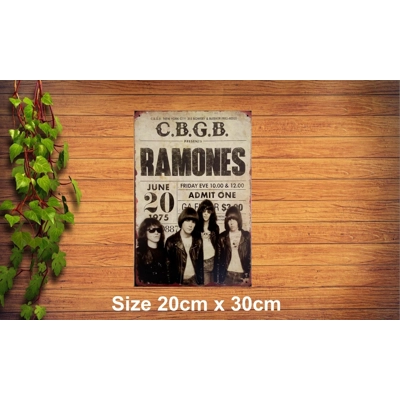 Ramones Metal Sign
