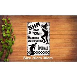 Ska and 2 Tone Metal Sign