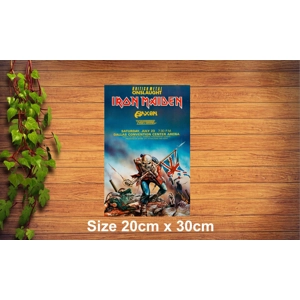 Iron Maiden Metal Sign