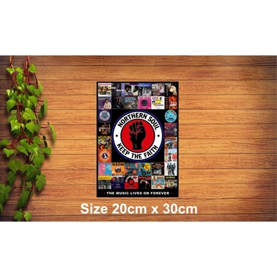 Northern Soul Metal Sign