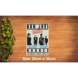 Bon Jovi Metal Sign