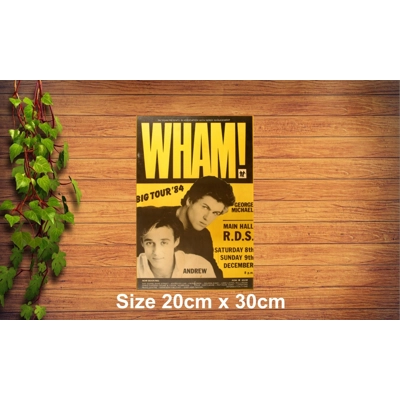 Wham Metal Sign
