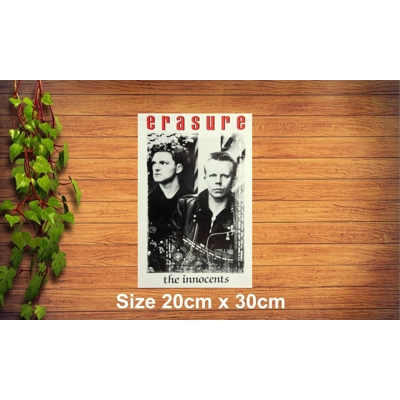 Erasure Metal Sign