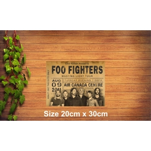 Foo Fighters Metal Sign
