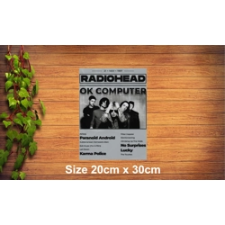 Radiohead Metal Sign