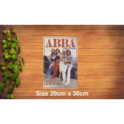 Abba Metal Sign