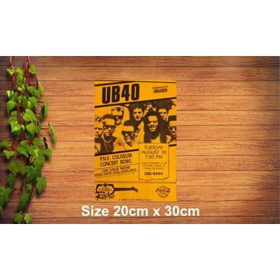 UB40 Metal Sign