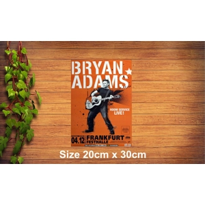 Bryan Adams Metal Sign