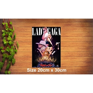 Lady Ga Ga Metal Sign