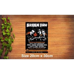 Green Day Metal Sign