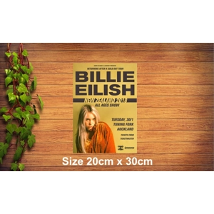 Billie Eilish Metal Sign