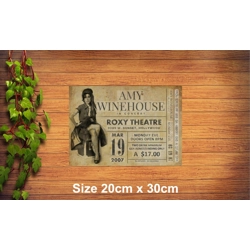 Amy Winehouse Metal Sign