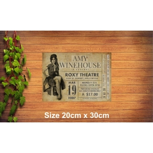 Amy Winehouse Metal Sign