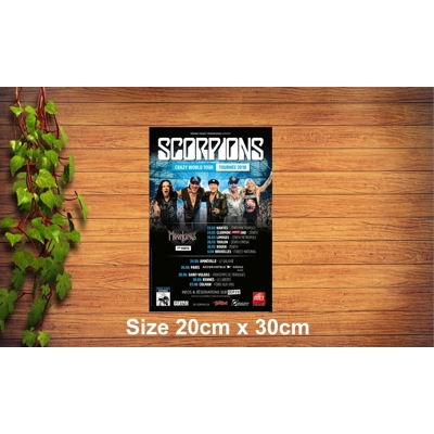 Scorpions Metal Sign