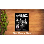 Gorillaz Metal Sign