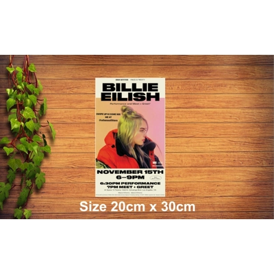 Billie Eilish Metal Sign
