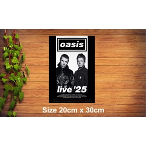 Oasis 25 Metal Sign