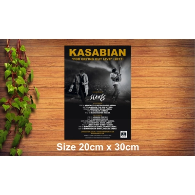 Kasabian Metal Sign